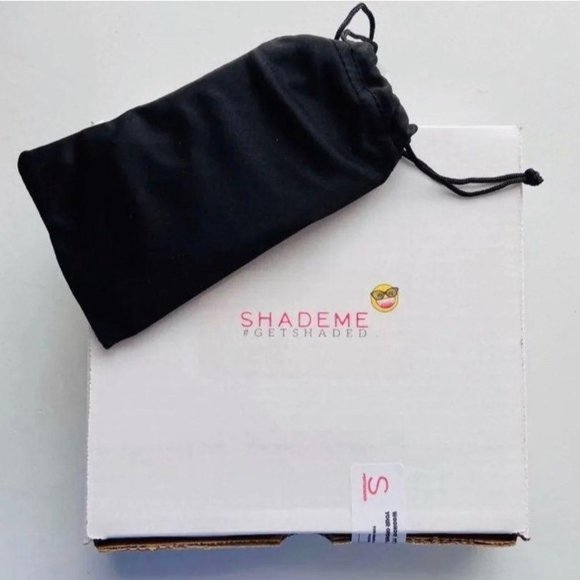 H30-2: Black Large Clear Cateye Glasses - Picture 5 of 5